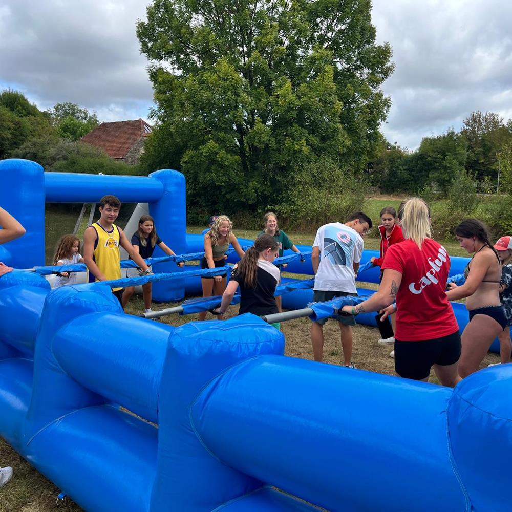 Photo Location de Babyfoot pour une Olympiade dans un camping de Vaucluse (84)