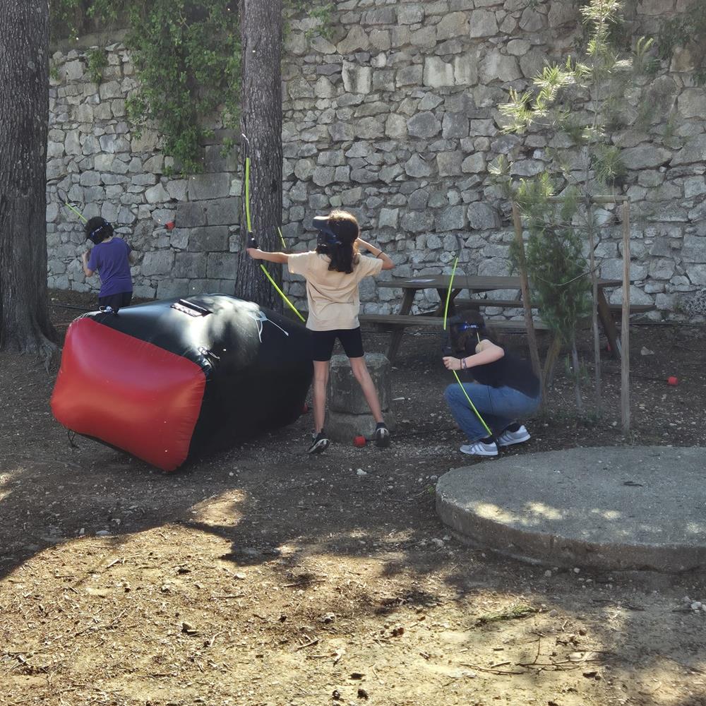 Photo Location Archery Tag pour une fête du jeu à Sommières (30)